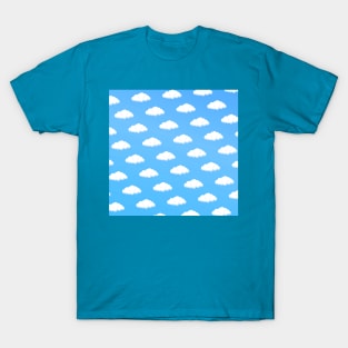 Clouds Pattern T-Shirt